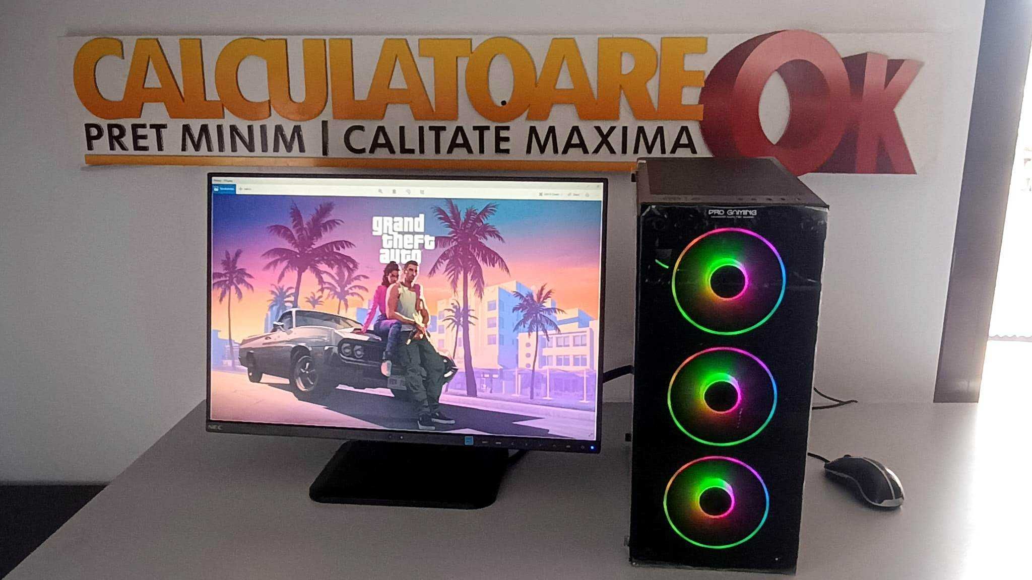 PC Gaming NOU! cu garantie I7-6700, 32GB DDR4, 500SSD Video RX 580 8GB