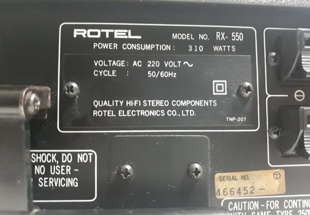 Amplituner Rotel RX-550