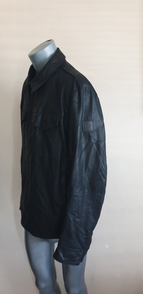Hugo Boss Jobeaan Leather Jacket Mens - 56 / 2XL ОРИГИНАЛ! Ест. кожа!