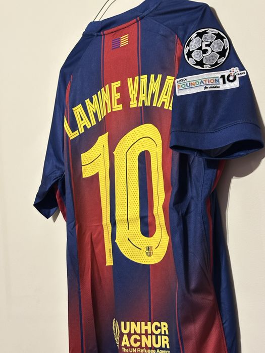 Тениска на FC Barcelona с името на Lamine Yamal - НОВА!