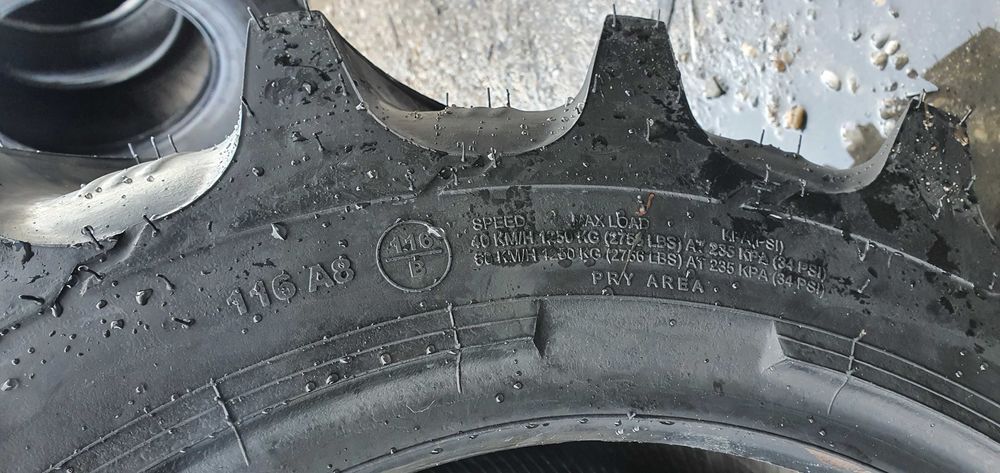 280/70R20 cauciucuri de la OZKA noi pentru incarcator frontal KZXC