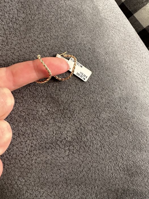 Златни обеци, 14 к.