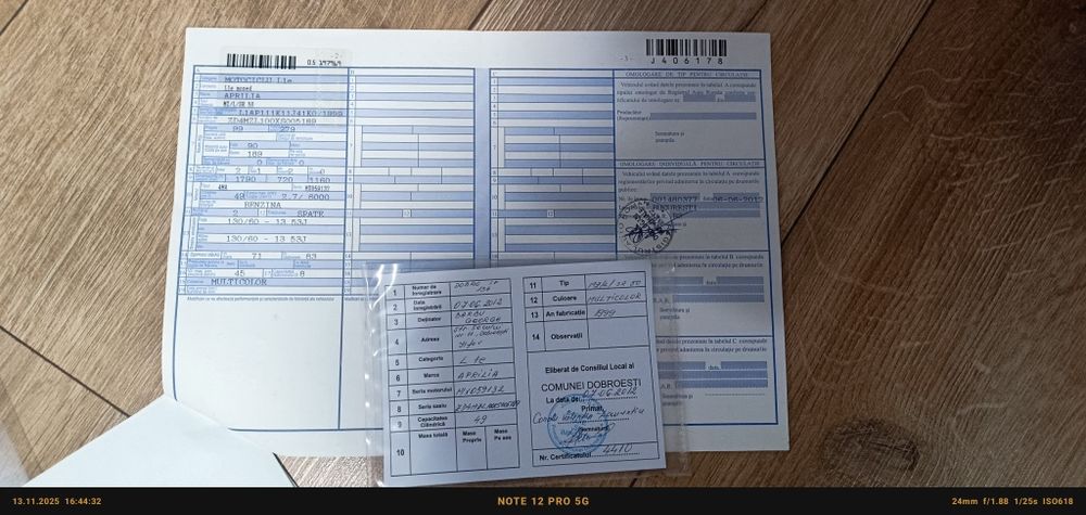 Aprilia SR 50 de vazare