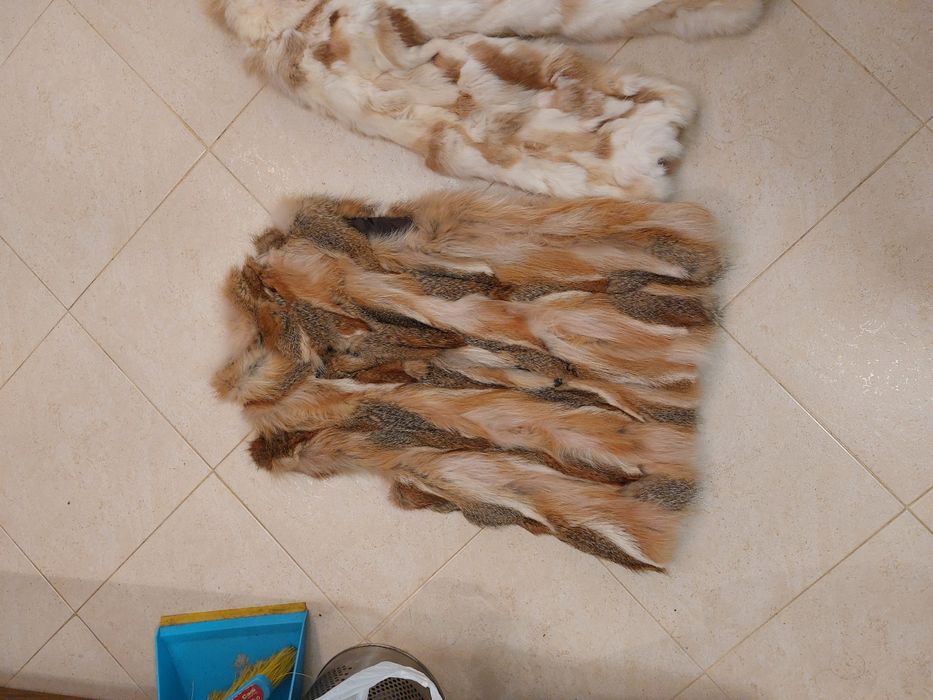 Палто заек и елек лисица