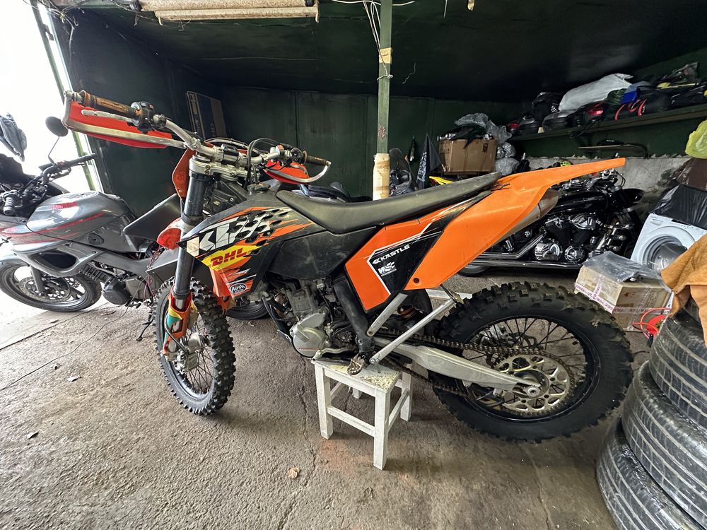 KTM EXC-f 250 an 2008 pornire din buton