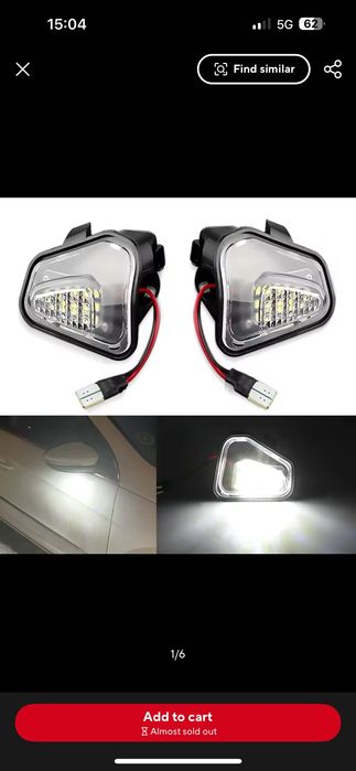 LED светлини за странични огледала Пасат Б7/Passat B7