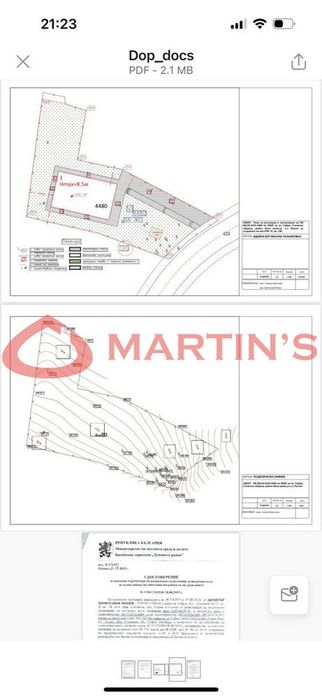 Продава се Парцел в София, Горна баня - 1000 кв.м за 230 €/кв.м - Снимка #2