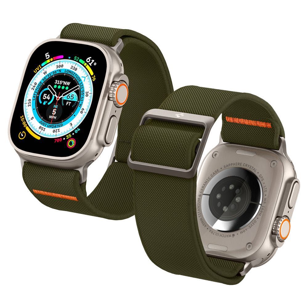 Текстилна каишка зa Apple Watch 5/6/7/8/9/SE/Ultra(44/45/49 mm) Spigen