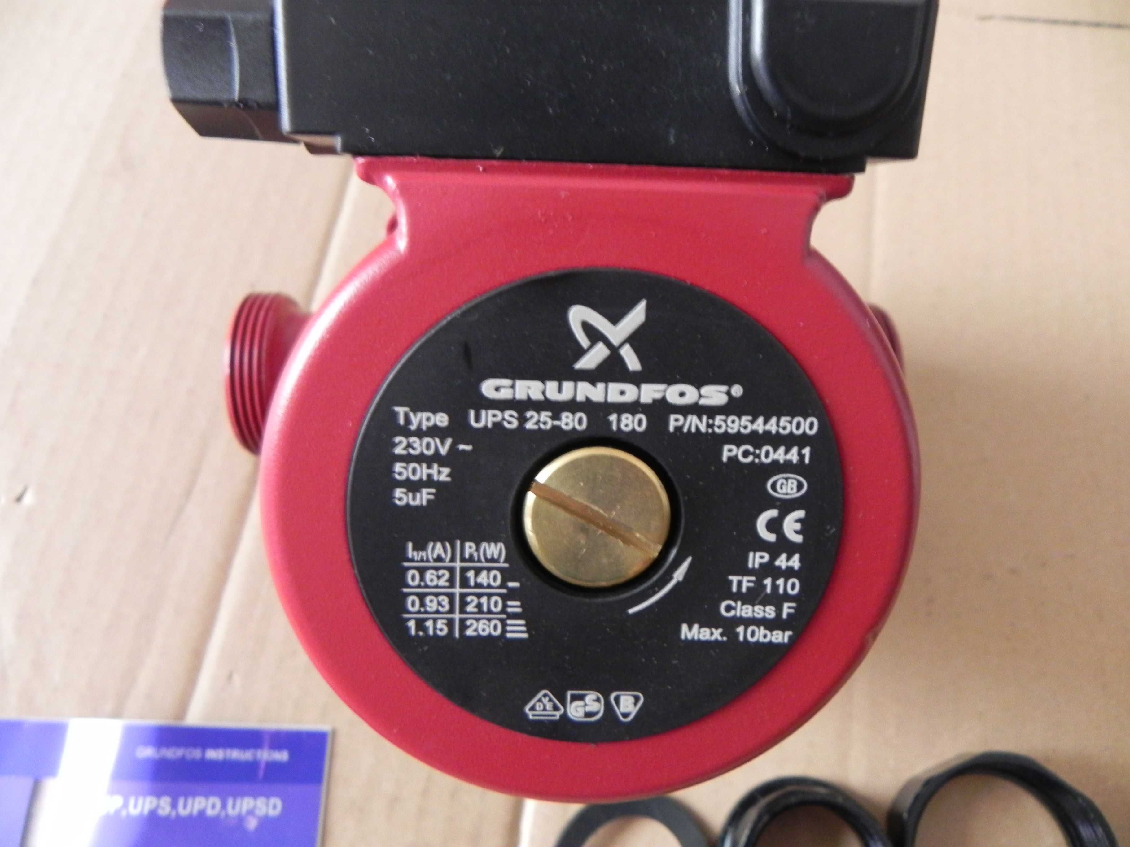 Pompa Grundfos 25 80 180 recirculare apa centrale termice