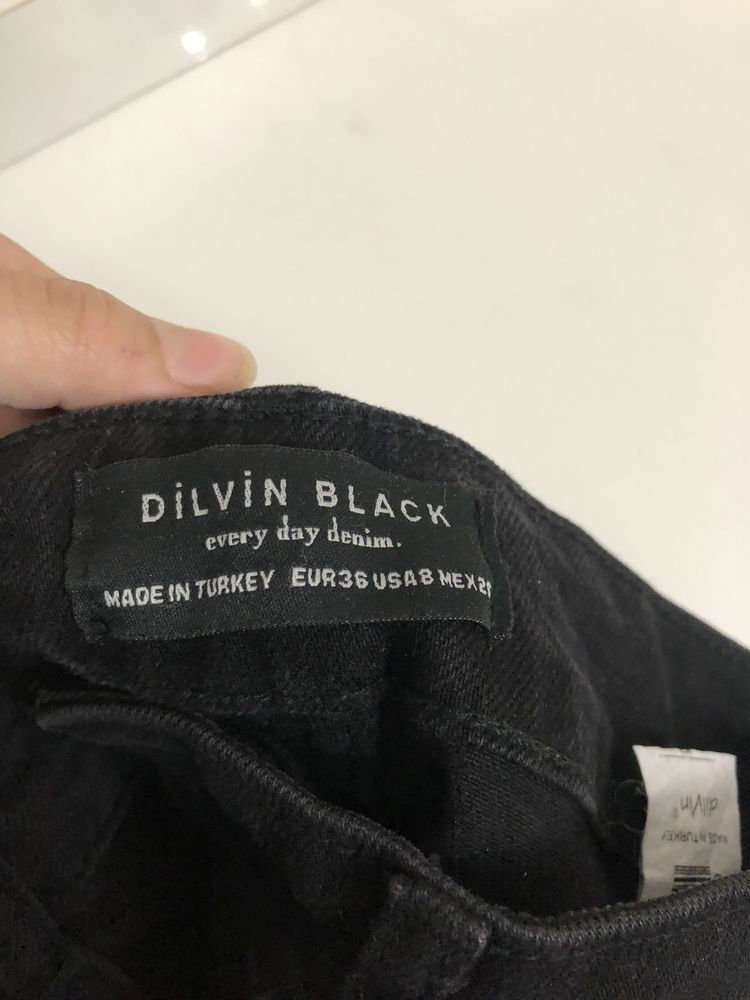 Новые черные джинсы клеш
