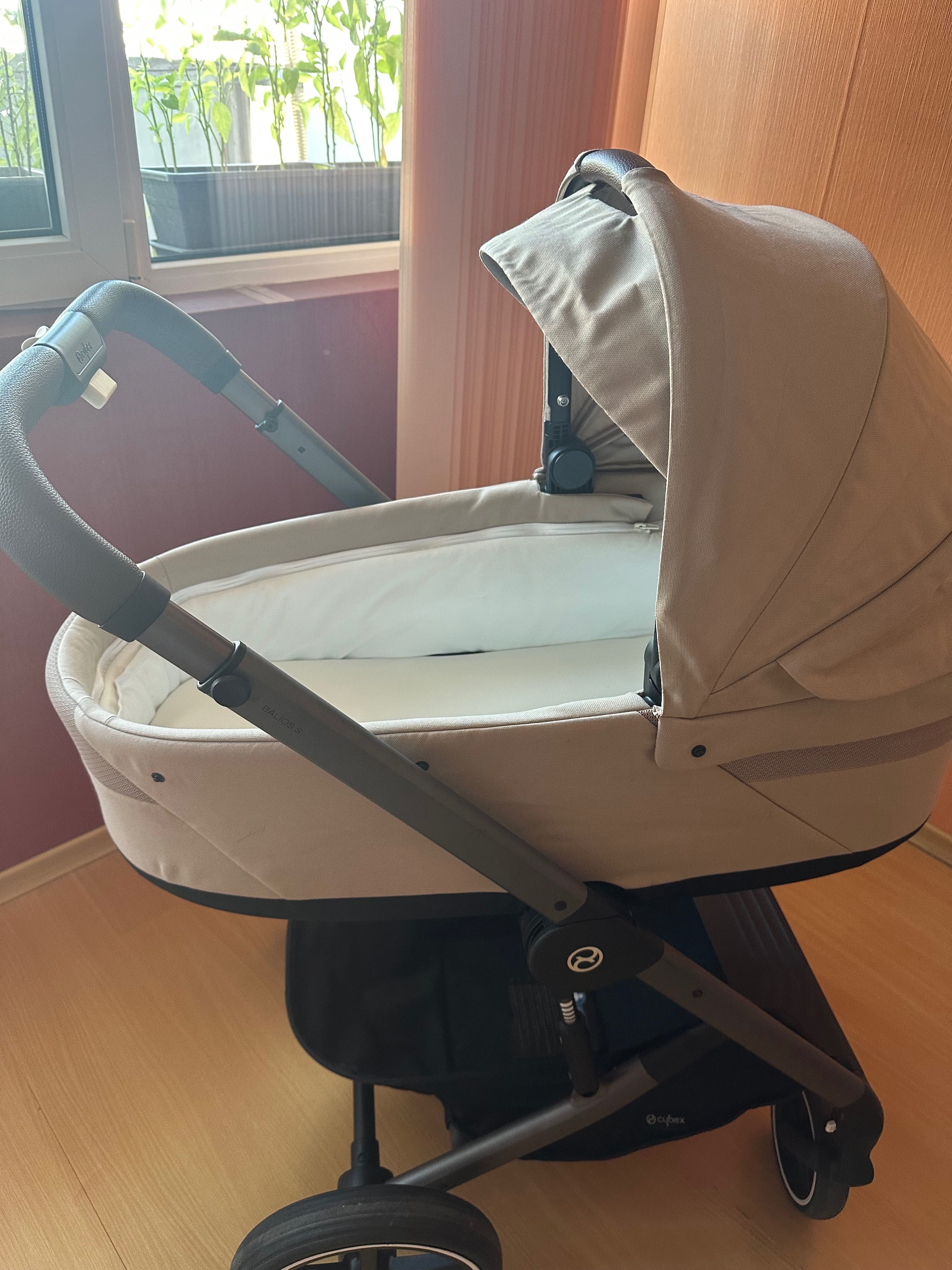 Бебешка количка Cybex balios s lux almond beige с гаранция