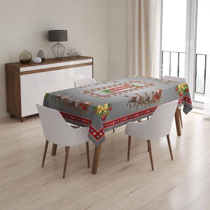 ССкатерть новогодняя, размером 220*150см