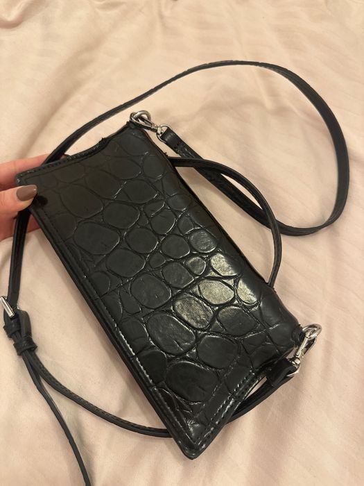 Черна чанта нова ZARA