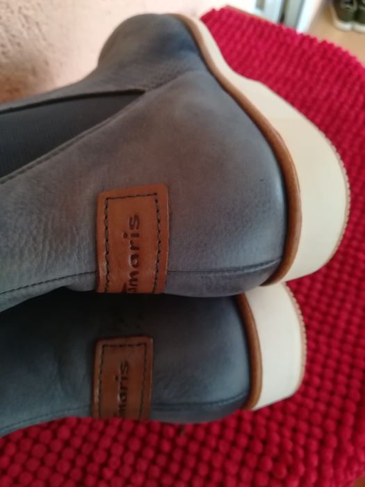 Ghete noi Tamaris piele nr 36