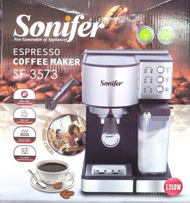 Супер новый кофе машинка Sonifer, kofe moshina, coffee