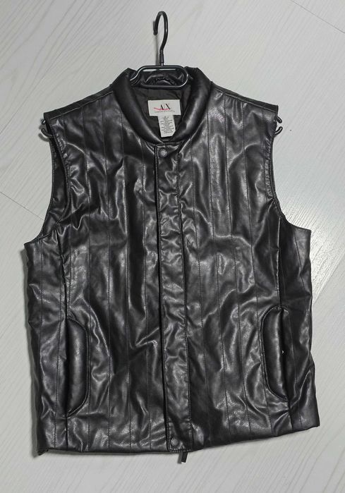 Armani Exchange оригинален дамски кожен елек