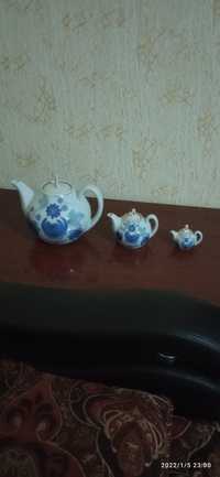 Продается набор 3 чайника производство СССР