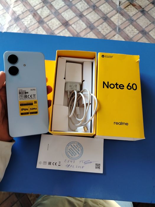 Realme NOTE 60   RADNOY  128/8GGA
