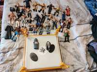 Lot figurine luptători  wrestling (ringul este bonus)