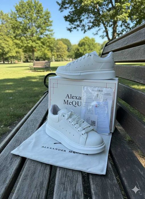 Adidasi Alexander Mc Q u e e n Full White - Full Box