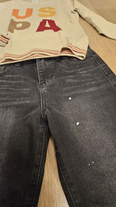 Blugi model Desquared și pulover U.S. POLO