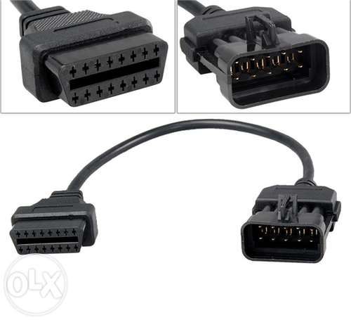 Cablu adaptor 10 Pin la 16 Pin OBD2 pentru Opel