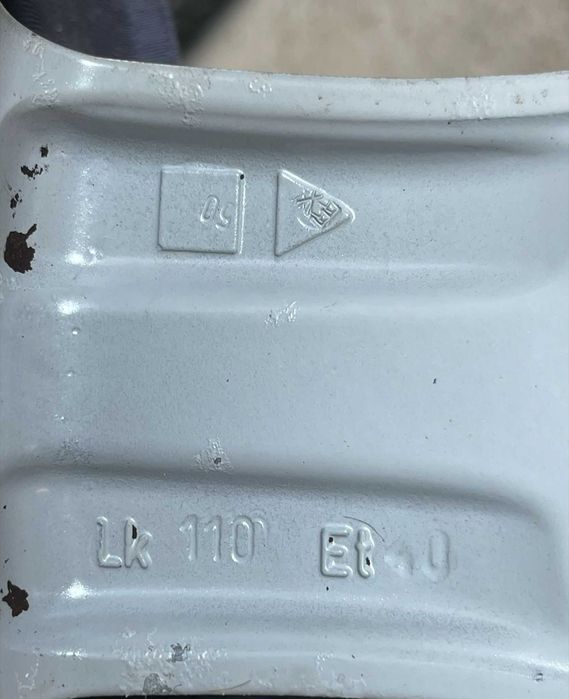 Set jante aliaj R16 Opel, Vw 5x110 cu anvelope de vara