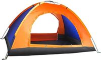 Cort camping  2-3 persoane,190x190x123 cm - Albastru/Rosu