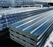 Vand structura metalica cu panouri kit complet hala metalica