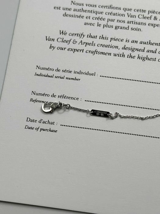 Brățară MINI Van Cleef & Arpels White Gold 750 White Pearl—VCARA45900