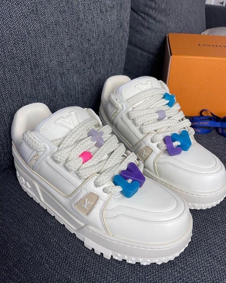 Adidasi Louis Vuitton Maxi Sneaker trainer full white
