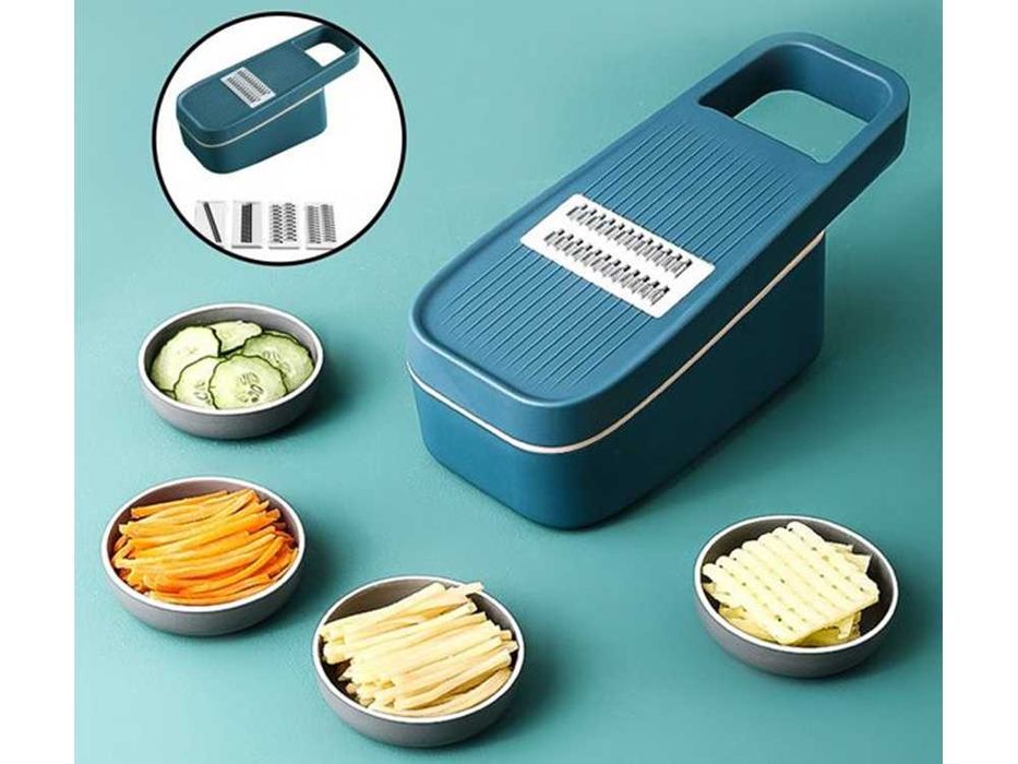 Razatoare multifunctionala cu 5 cutite interschimbabile din inox