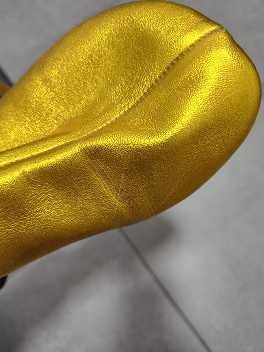 Botine metalice aurii- brand Proenza Schouler