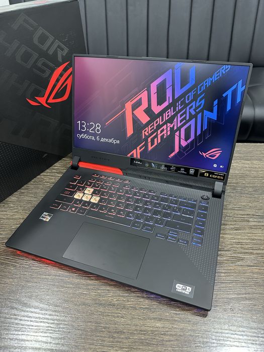 мощный 16-ядерный Ryzen 7 ноутбук Asus Rog Strix, RTX 3050