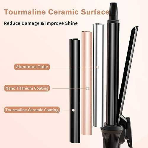 Нова маша K&K керамично покритие оформяне коса Прическа Къдрене Вълни