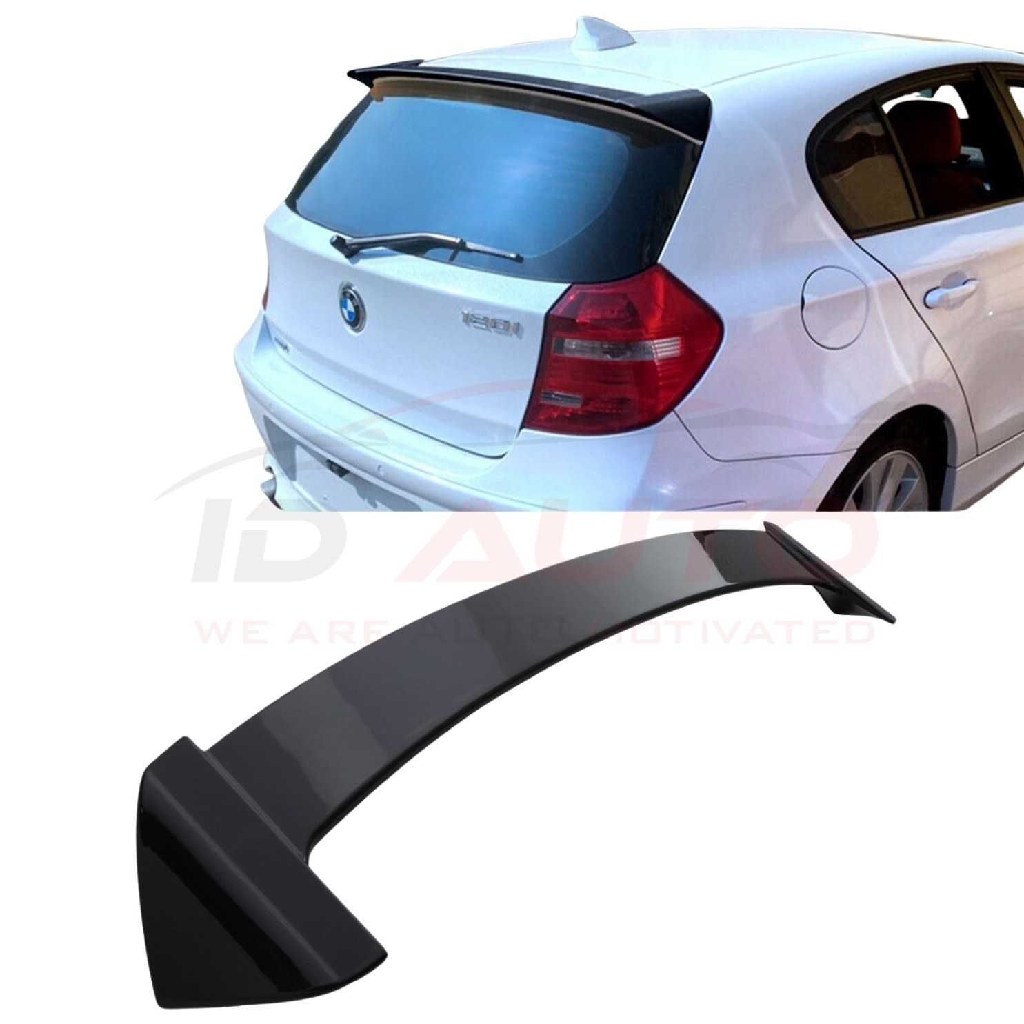 Лип спойлер за багажник BMW E87 (2004–2011), черен гланц, бмв е87