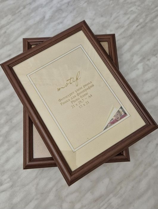 Рамка остекленная формат А4 для фото, грамот, сертификатов.