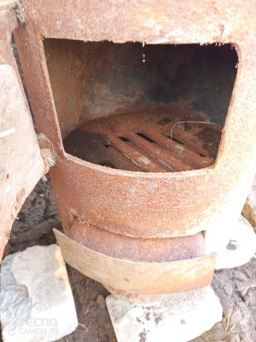 Печь буржуйка , чугунная