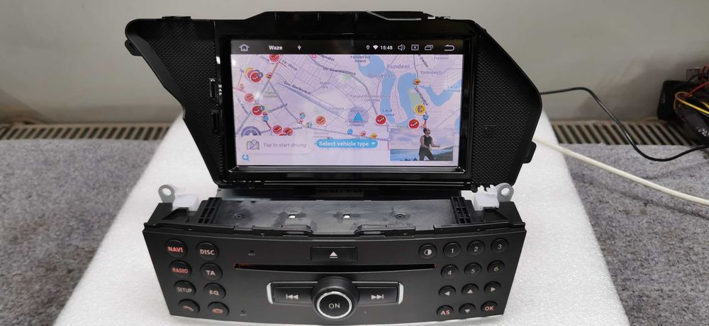 Navigatie Mercedes GLK Android 13.0 OCTACORE 64/4GB ram port SIM