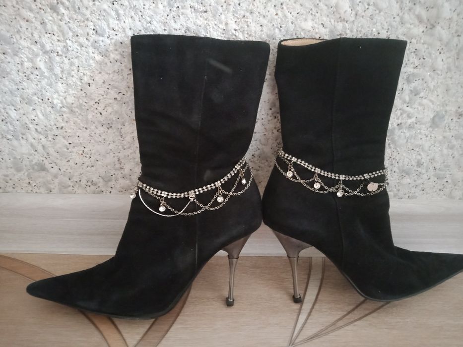 сапожки натуральная замша