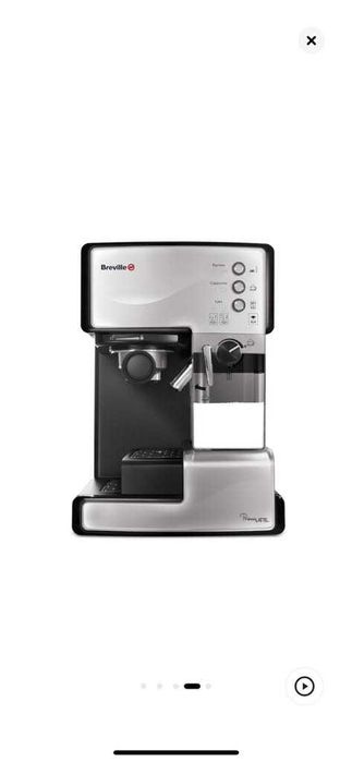 Espressor manual Breville Prima Latte, 15 bari, 1.5 l, argintiu
