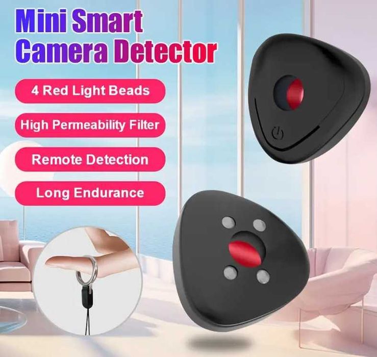 Mini detector camere video spion cu infrarosu, Inamic camere ascunse
