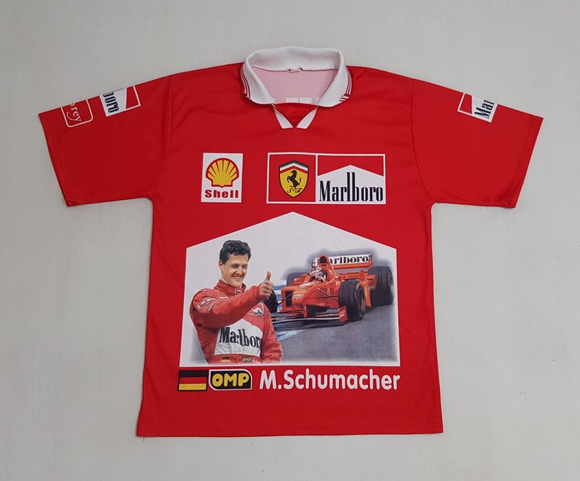 Tricou Michael Schumacher Ferrari Marlboro Shell Racing Formula 1