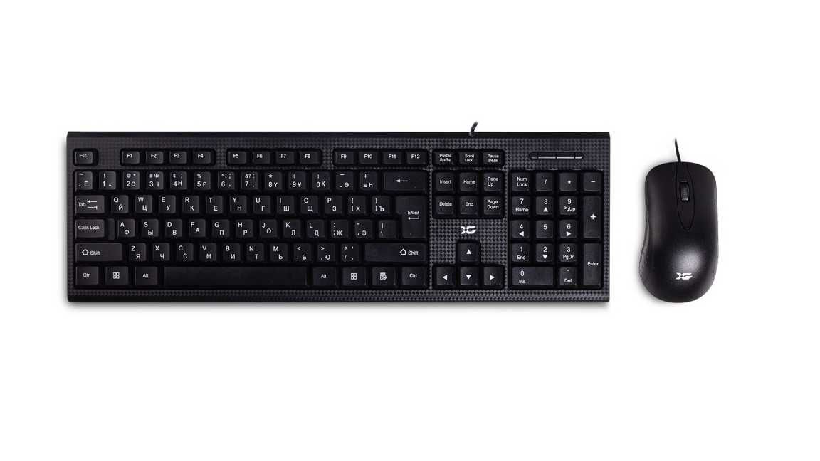 Клавиатура + мышь X-Game XD-1100OUB, Black, USB. Новое.