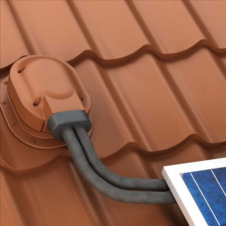 Element trecere conducte panou solar - tigla metalica