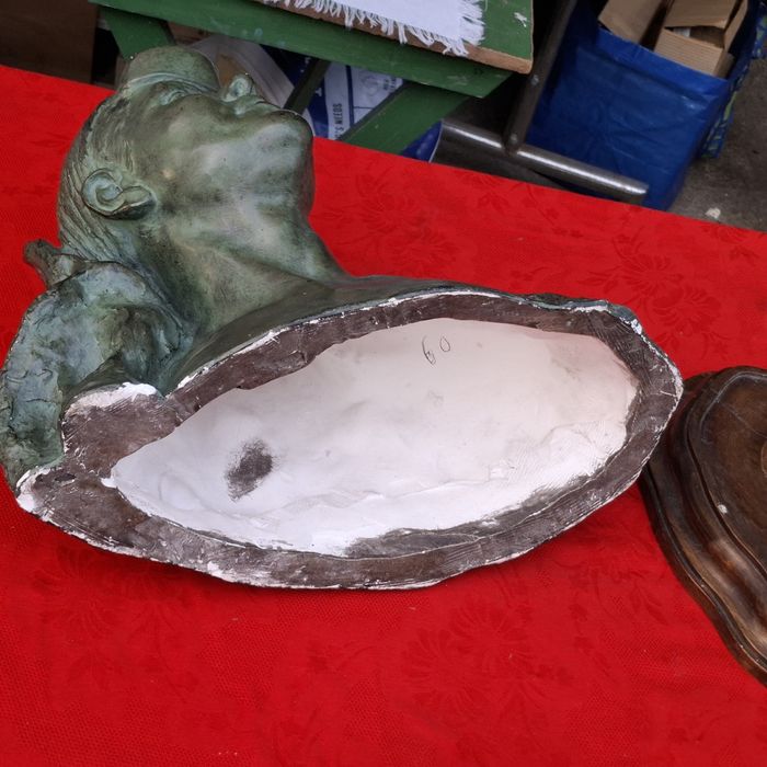 Sculptură, statuetă veche, WW1, anul 1915