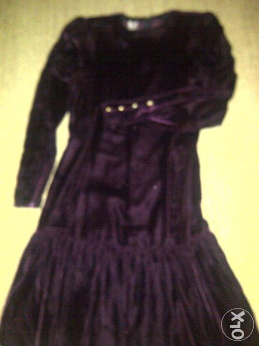 rochie vintage Emanuel Ungaro designer catifea