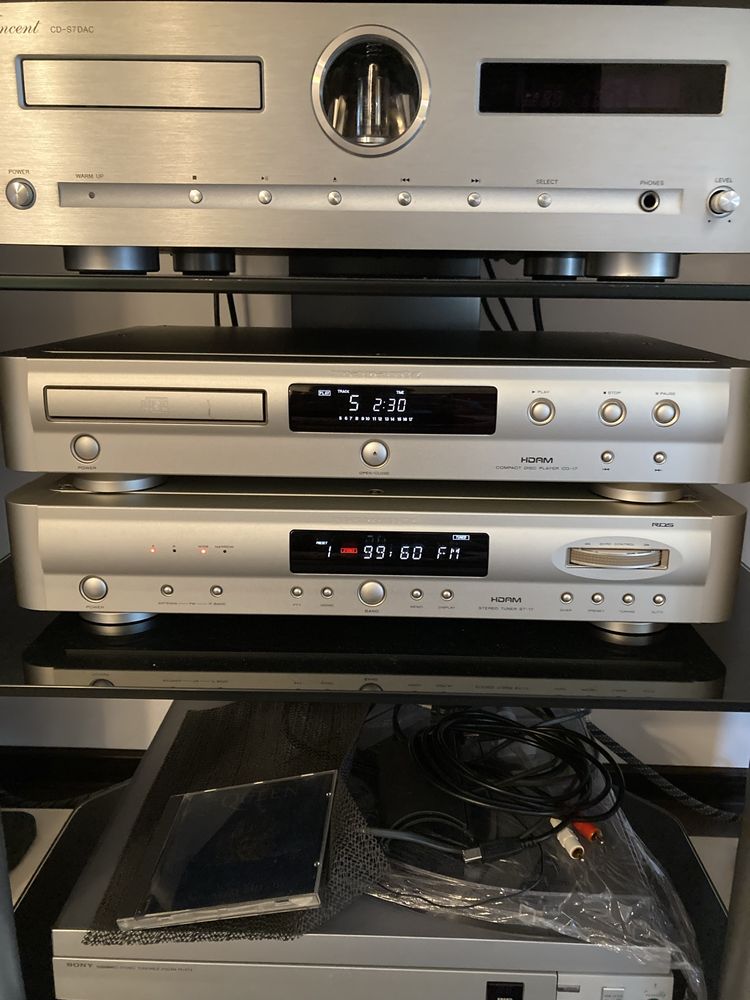 CD+tuner Marantz 17+Boxe Monitor audio Silver RX6