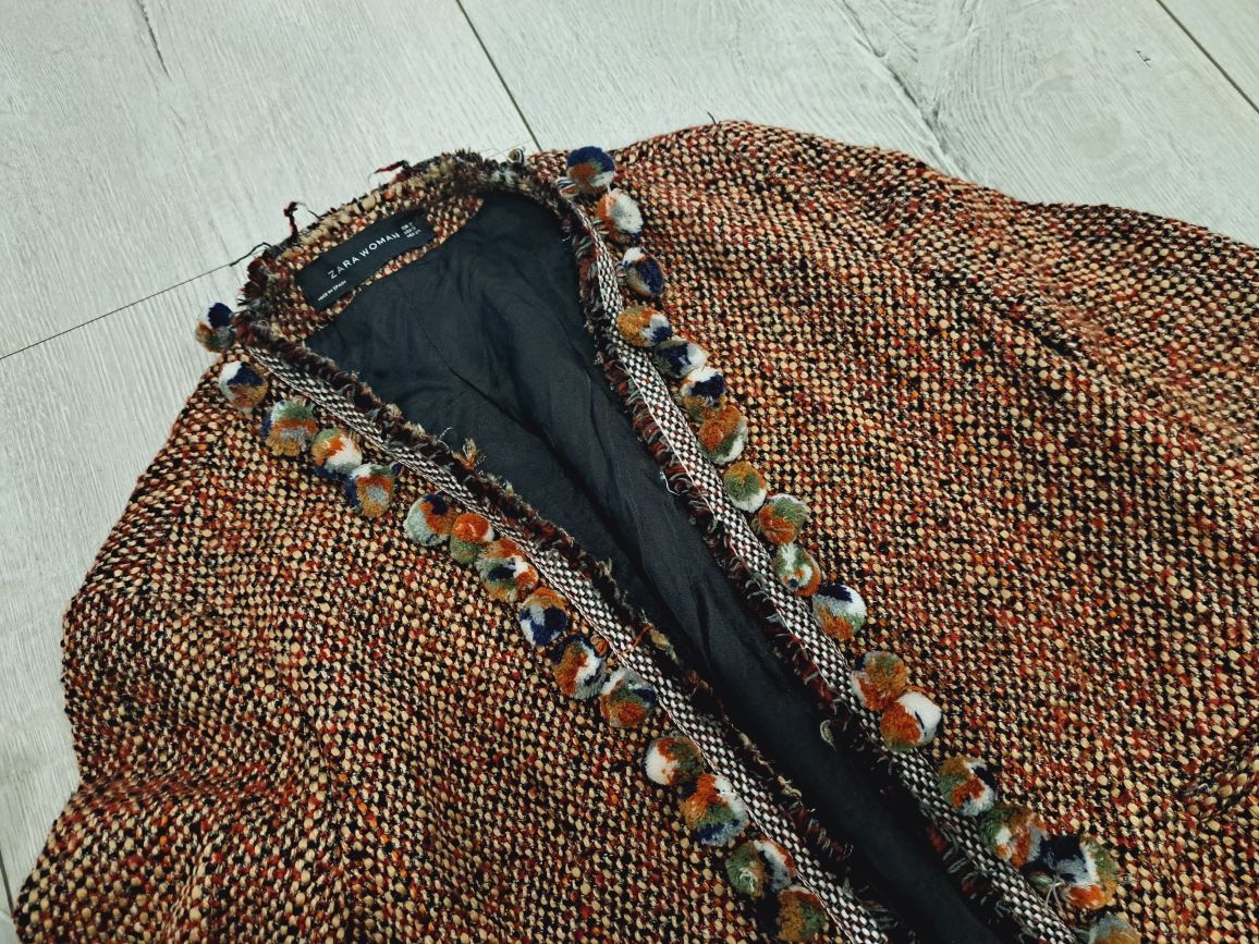 ZARA vintage блейзер с пискюли р-р ХС/С
55лв