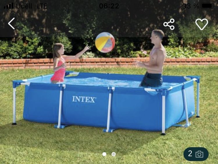 Бассейн intex каркасный 3x2x75см бесплатный доставка !!!